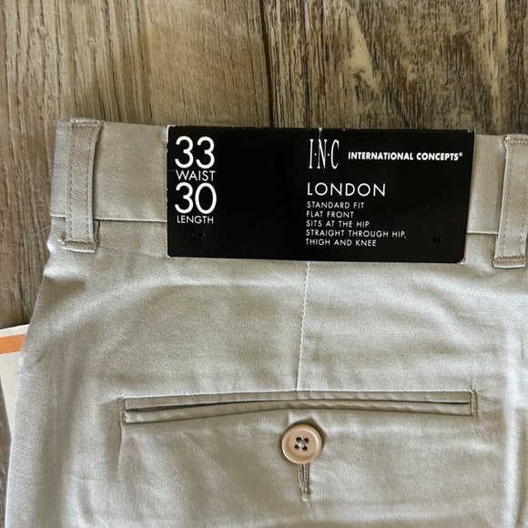 I-N-C INTERNATIONAL CONCEPTS LONDON STANDARD FIT, 33 W-30LENGHT - Picture 8 of 8